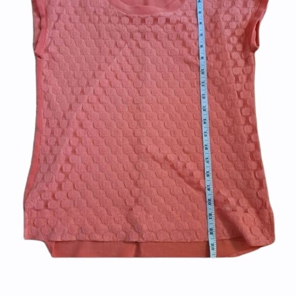 New York & Company Hi-Lo Casual Top Orange-ish XSmall - Picture 5 of 8